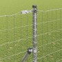 Reja con postes Plateado 1.5 x 10 m Acero