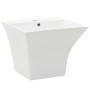 Weißes Wandwaschbecken aus Keramik, 500 x 450 x 410 mm von vidaXL, Sinkt - Ref: Foro24-143019, Preis: 169,19 €, Rabatt: %