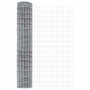 Reja con postes Plateado 1.5 x 10 m Acero