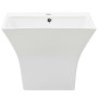 Weißes Wandwaschbecken aus Keramik, 500 x 450 x 410 mm von vidaXL, Sinkt - Ref: Foro24-143019, Preis: 169,19 €, Rabatt: %