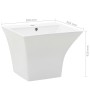 Weißes Wandwaschbecken aus Keramik, 500 x 450 x 410 mm von vidaXL, Sinkt - Ref: Foro24-143019, Preis: 169,19 €, Rabatt: %