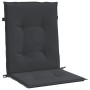Garden Chair Cushion Low Back 4 Pcs Oxford Cloth Black by vidaXL, Cushions for chairs and sofas - Ref: Foro24-47561, Price: 4...