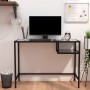 Escritorio para ordenador vidrio negro mármol 100x36x74 cm de vidaXL, Escritorios - Ref: Foro24-331623, Precio: 82,36 €, Desc...