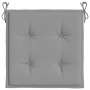 Gartenstuhlkissen 4 Stück grauer Stoff 40x40x3 cm von vidaXL, Kissen für Stühle und Sofas - Ref: Foro24-47589, Preis: 26,63 €...
