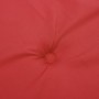 Gartensesselkissen 4 Stück Stoff rot 40x40x3 cm von vidaXL, Kissen für Stühle und Sofas - Ref: Foro24-47593, Preis: 39,52 €, ...