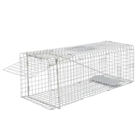 Trampa para animales vivos galvanizada 80 cm de vidaXL, Trampas para animales - Ref: Foro24-170237, Precio: 59,82 €, Descuent...
