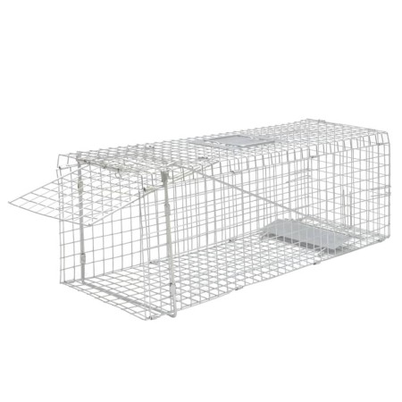Trampa para animales vivos galvanizada 80 cm de vidaXL, Trampas para animales - Ref: Foro24-170237, Precio: 59,82 €, Descuent...