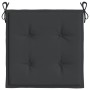 Gartenstuhlkissen 4 Stück Stoff schwarz 40x40x3 cm von vidaXL, Kissen für Stühle und Sofas - Ref: Foro24-47594, Preis: 32,79 ...