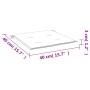 Gartenstuhlkissen 4 Stück Stoff schwarz 40x40x3 cm von vidaXL, Kissen für Stühle und Sofas - Ref: Foro24-47594, Preis: 32,79 ...
