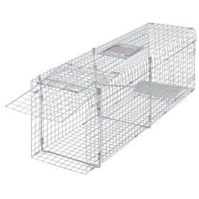 Trampa para animales vivos galvanizada 100 cm