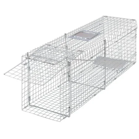 Verzinkte Lebendtierfalle 100 cm von vidaXL, Tierfallen - Ref: Foro24-170238, Preis: 49,19 €, Rabatt: %