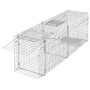 Trampa para animales vivos galvanizada 100 cm de vidaXL, Trampas para animales - Ref: Foro24-170238, Precio: 71,79 €, Descuen...