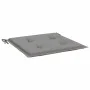 Gartenstuhl Kissen 2 Stück Oxford Stoff grau 50x50x3 cm von vidaXL, Kissen für Stühle und Sofas - Ref: Foro24-47597, Preis: 2...