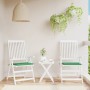 Gartenstuhlkissen niedrige Rückenlehne 2 Stück grüner Oxford-Stoff von vidaXL, Kissen für Stühle und Sofas - Ref: Foro24-4759...