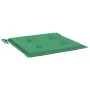 Garden chair cushion low backrest 2 pcs green Oxford fabric by vidaXL, Cushions for chairs and sofas - Ref: Foro24-47598, Pri...