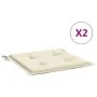 Garden Chair Cushions 2 Pcs Cream Oxford Fabric 50x50x3 cm by vidaXL, Cushions for chairs and sofas - Ref: Foro24-47599, Pric...