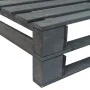 Eckpalettenbank für den Garten aus grauem Holz von vidaXL, Gartenbänke - Ref: Foro24-44698, Preis: 79,48 €, Rabatt: %