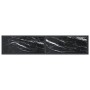 Tempered glass and black marble console table 160x35x75.5 cm by vidaXL, Side tables - Ref: Foro24-331681, Price: 87,68 €, Dis...