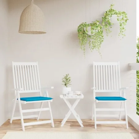 Garden Chair Cushions 2 Pcs Blue Oxford Fabric 50x50x3 cm by vidaXL, Cushions for chairs and sofas - Ref: Foro24-47601, Price...