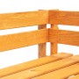 Honigbraune Paletten-Eckbank aus Holz für den Garten von vidaXL, Gartenbänke - Ref: Foro24-45766, Preis: 86,12 €, Rabatt: %
