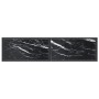 Black marble tempered glass console table 140x35x75.5cm by vidaXL, Side tables - Ref: Foro24-331677, Price: 75,75 €, Discount: %