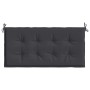 Cojín para banco de jardín tela Oxford negro 120x50x3 cm by vidaXL, Cushions for chairs and sofas - Ref: Foro24-47618, Price:...