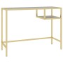 Computertisch aus schwarzem Marmorglas, 100 x 36 x 74 cm von vidaXL, Schreibtische - Ref: Foro24-331627, Preis: 85,38 €, Raba...