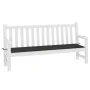 Cojín de banco de jardín tela Oxford negro 150x50x3 cm de vidaXL, Cojines para sillas y sofás - Ref: Foro24-47619, Precio: 23...
