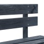 Banco de palés para jardín madera negro by vidaXL, garden benches - Ref: Foro24-45762, Price: 80,59 €, Discount: %