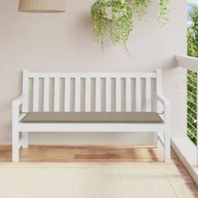 Gartenbankkissen taupegrauer Oxford-Stoff 150x50x3 cm von vidaXL, Kissen für Stühle und Sofas - Ref: Foro24-47623, Preis: 34,...