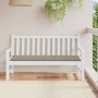 Gartenbankkissen taupegrauer Oxford-Stoff 150x50x3 cm von vidaXL, Kissen für Stühle und Sofas - Ref: Foro24-47623, Preis: 35,...