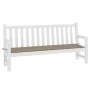 Garden bench cushion taupe gray Oxford fabric 150x50x3 cm by vidaXL, Cushions for chairs and sofas - Ref: Foro24-47623, Price...