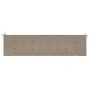 Cojín de banco de jardín tela Oxford gris taupé 150x50x3 cm de vidaXL, Cojines para sillas y sofás - Ref: Foro24-47623, Preci...