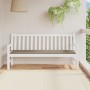 Cojín de banco de jardín tela Oxford gris taupé 180x50x3 cm by vidaXL, Cushions for chairs and sofas - Ref: Foro24-47624, Pri...