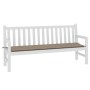 Cojín de banco de jardín tela Oxford gris taupé 180x50x3 cm by vidaXL, Cushions for chairs and sofas - Ref: Foro24-47624, Pri...