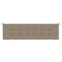 Cojín de banco de jardín tela Oxford gris taupé 180x50x3 cm by vidaXL, Cushions for chairs and sofas - Ref: Foro24-47624, Pri...