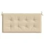 Gartenbankkissen beige Oxford-Stoff 100x50x3 cm von vidaXL, Kissen für Stühle und Sofas - Ref: Foro24-47625, Preis: 23,89 €, ...