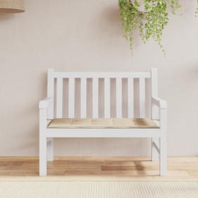 Cojín de banco de jardín tela Oxford beige 120x50x3 cm de vidaXL, Cojines para sillas y sofás - Ref: Foro24-47626, Precio: 26...