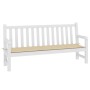 Gartenbankkissen beige Oxford-Stoff 150x50x3 cm von vidaXL, Kissen für Stühle und Sofas - Ref: Foro24-47627, Preis: 22,45 €, ...