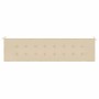 Gartenbankkissen beige Oxford-Stoff 150x50x3 cm von vidaXL, Kissen für Stühle und Sofas - Ref: Foro24-47627, Preis: 22,45 €, ...