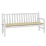 Cojín de banco de jardín tela Oxford beige 180x50x3 cm de vidaXL, Cojines para sillas y sofás - Ref: Foro24-47628, Precio: 24...
