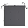 Gartenstuhlkissen 6 Stück aus anthrazitfarbenem Oxford-Stoff 40x40x3 cm von vidaXL, Kissen für Stühle und Sofas - Ref: Foro24...