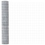 Reja con postes Plateado 1.5 x 10 m Acero