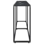 Black marble tempered glass console table 180x35x75.5 cm by vidaXL, Side tables - Ref: Foro24-331685, Price: 96,22 €, Discoun...