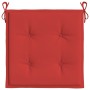 Gartenstuhl Kissen 6 Stück Oxford Stoff rot 40x40x3 cm von vidaXL, Kissen für Stühle und Sofas - Ref: Foro24-314015, Preis: 5...