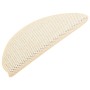 Selbstklebende Sisal-Stufenmatte 15 Stück creme 65x21x4 cm von vidaXL, Treppenmatten - Ref: Foro24-326881, Preis: 109,90 €, R...