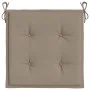 Gartenstuhlkissen 2 Stück taupefarbener Oxford-Stoff 40x40x3 cm von vidaXL, Kissen für Stühle und Sofas - Ref: Foro24-314018,...