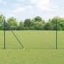 Reja con postes Verde 1.6 x 10 m Acero