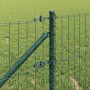 Reja con postes Verde 0.4 x 10 m Acero