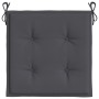 Cojines silla de jardín 6 uds tela Oxford antracita 50x50x3 cm by vidaXL, Cushions for chairs and sofas - Ref: Foro24-314039,...